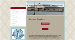 Desktop Screenshot of carrisfuneralhome.com